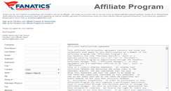 Desktop Screenshot of affiliates.footballfanatics.com